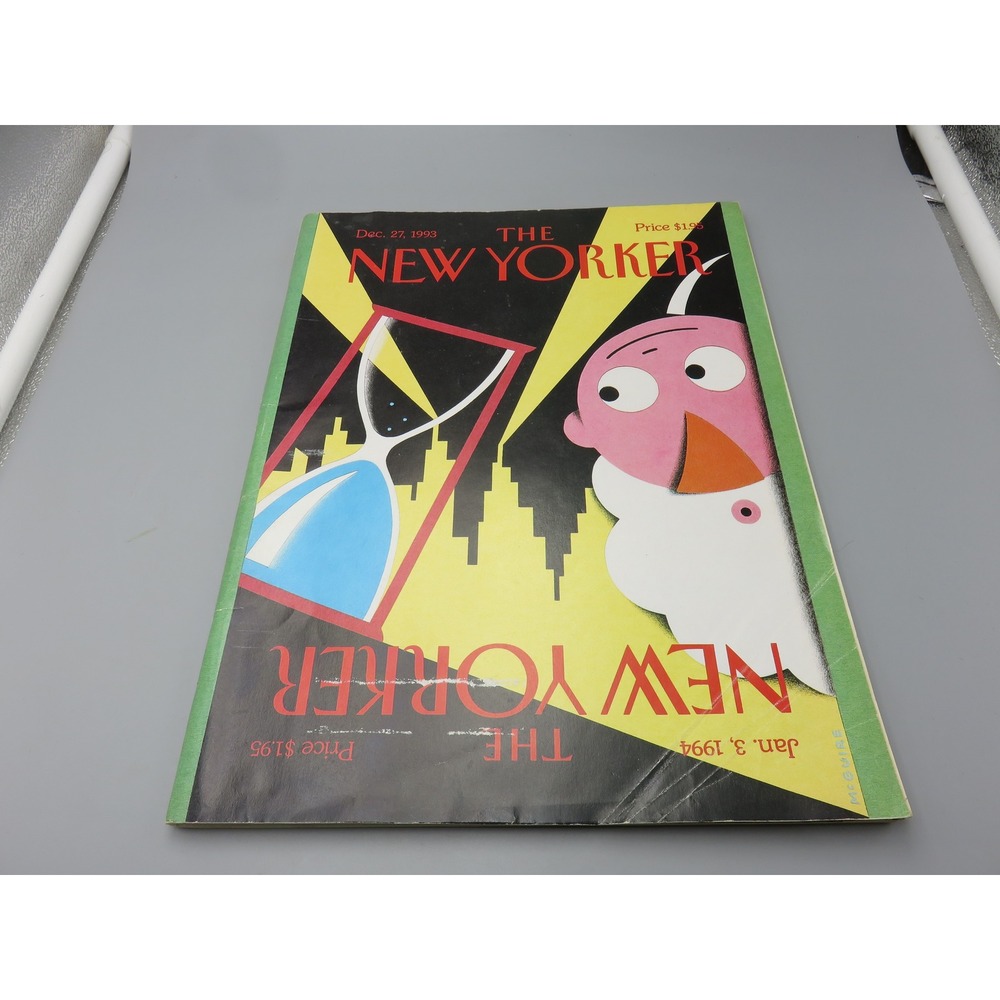 The New Yorker Magazine Dec 27 1993 Jan 3 1994 Double Issue McGuire Cover